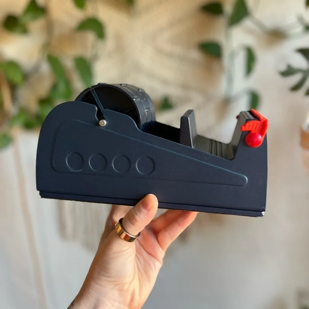 Safina Triple Roll Narrow Tape Dispenser | Office Masking Label Tape Cutter